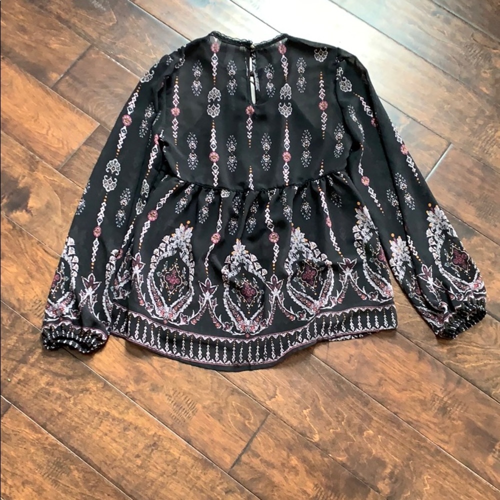 Knox Rose Long sleeve sheer shirt - Picture 5 of 7